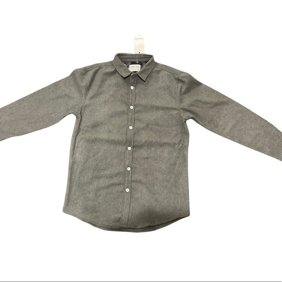SOVEREIGN CODE HEATHER GREY MERCURY KNIT SHIRT - Picture 3 of 6